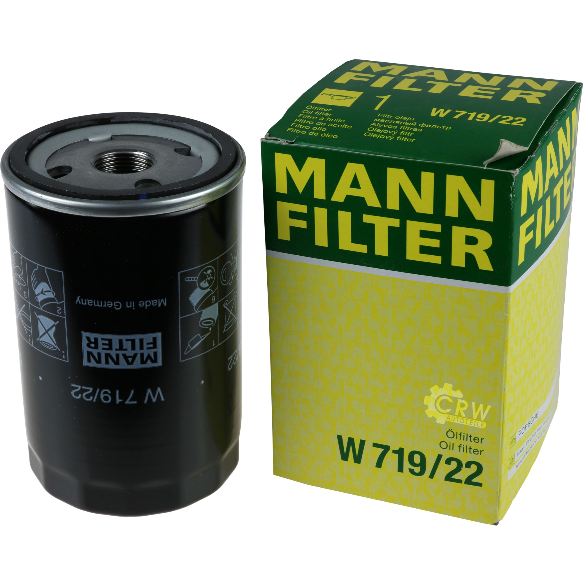 MANN-FILTER Ölfilter W 719/22 Oil Filter