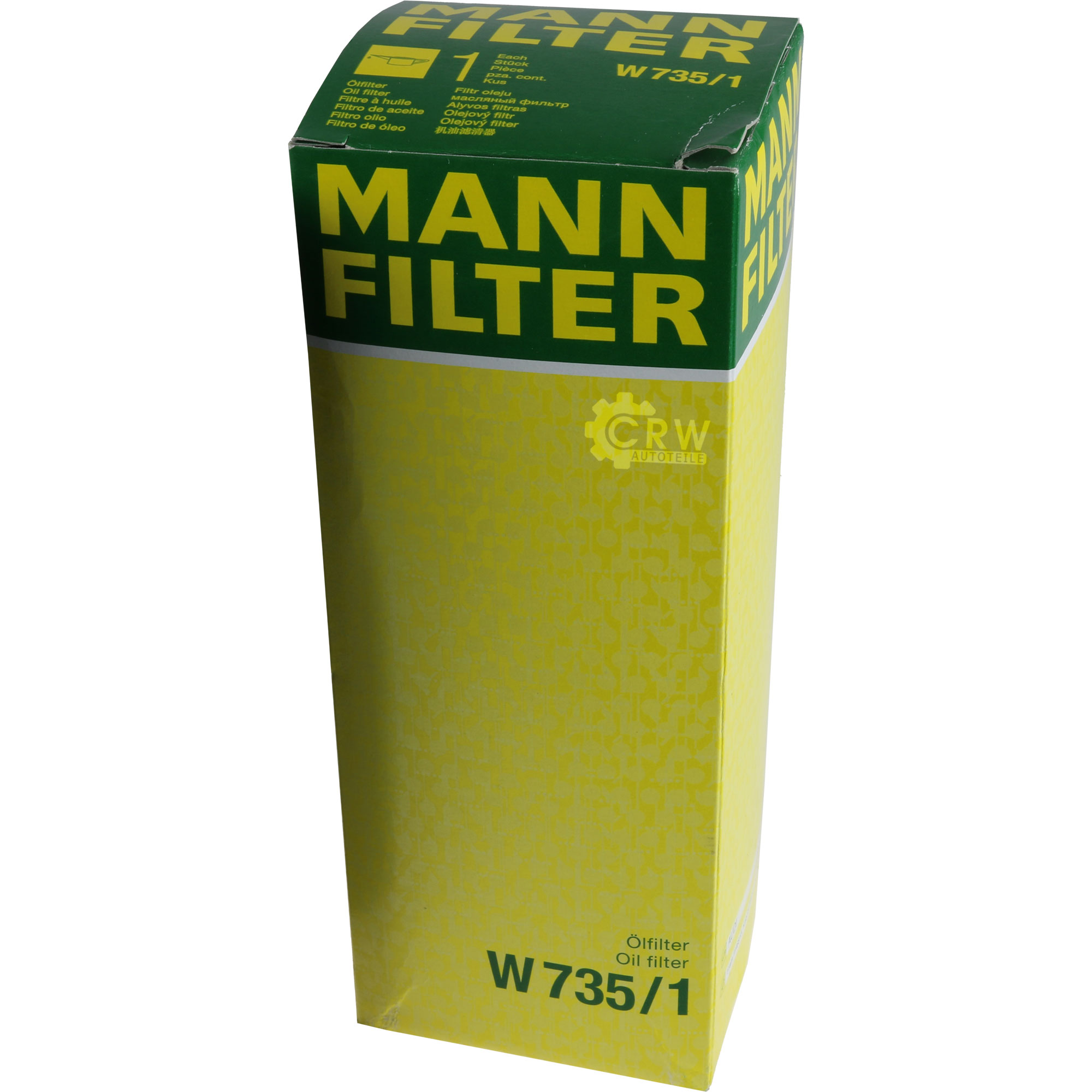 MANN-FILTER Ölfilter W 735/1 Oil Filter