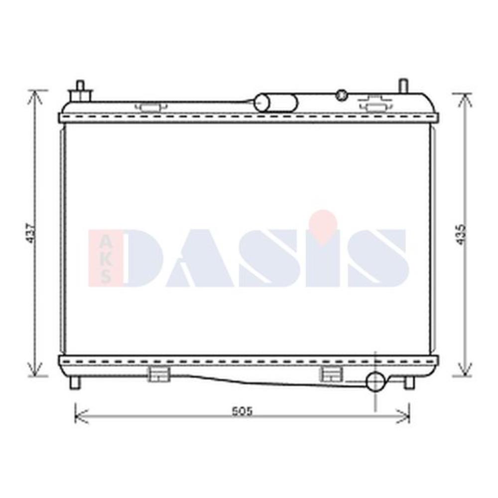 Kühler Wasserkühler Motorkühler für Ford Fiesta VI JK 1.4