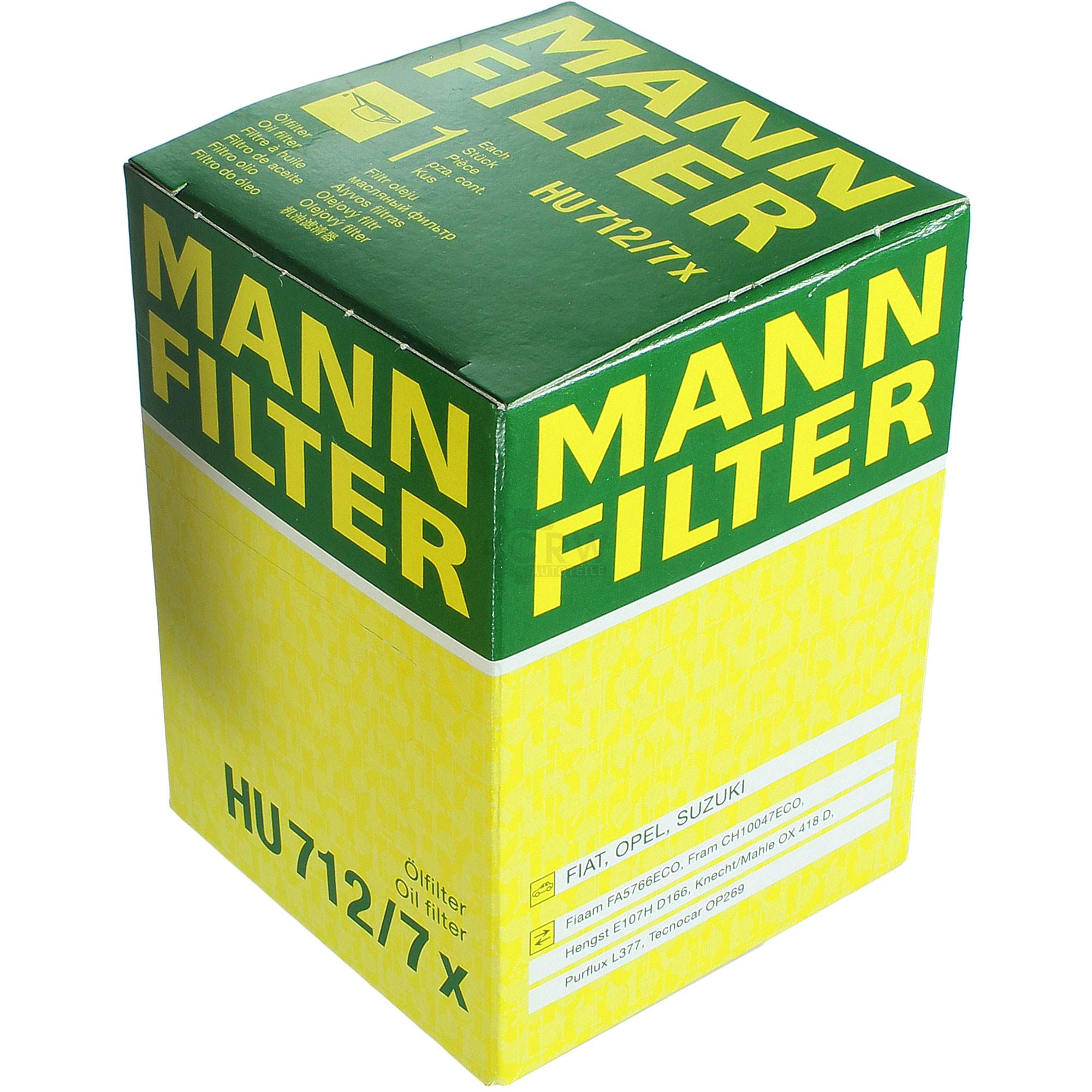 MANN-FILTER Ölfilter HU 712/7 x Oil Filter