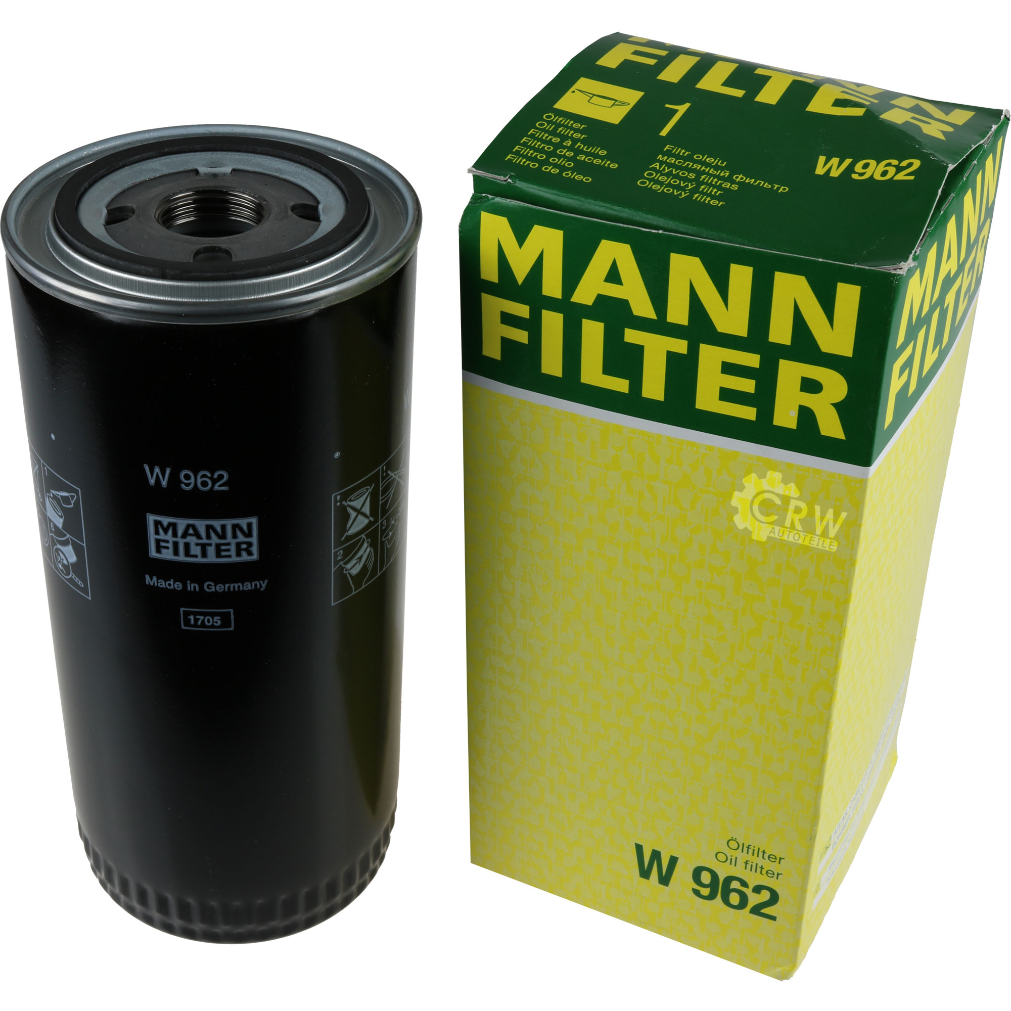 MANN-FILTER Ölfilter Hydraulikfilter für Automatikgetriebe W 962