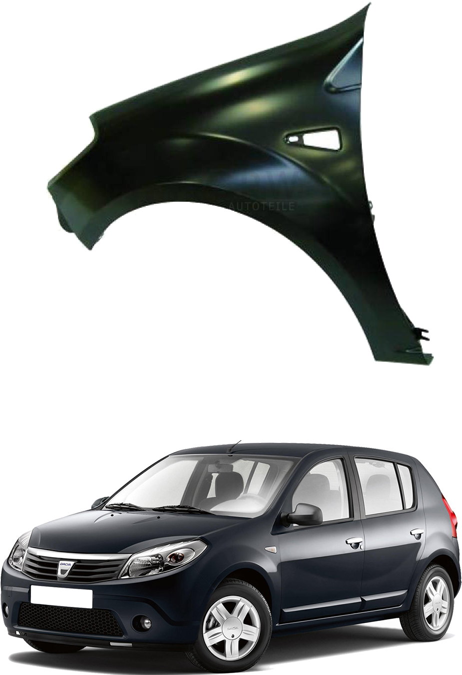 Kotflügel vorne links passend für Dacia Sandero