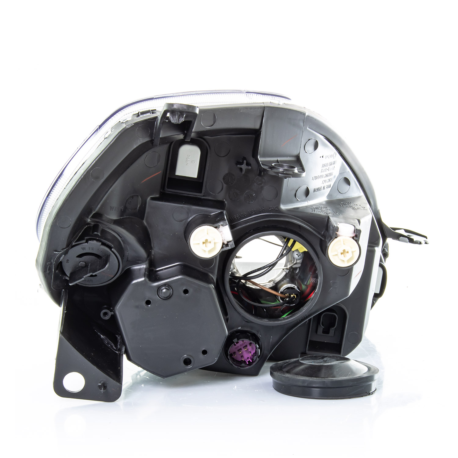 Scheinwerfer Set links & rechts Klarglas / anthrazit für Fiat Punto Van Grande