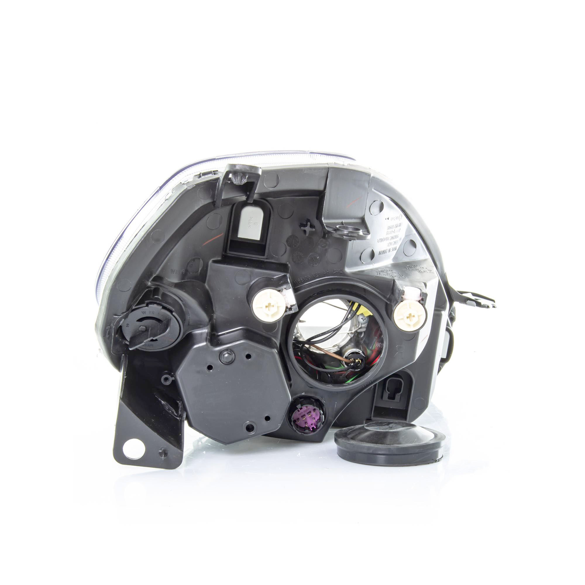Hauptscheinwerfer links H4 Klarglas / anthrazit für Fiat Grande Punto 199_ 1.4