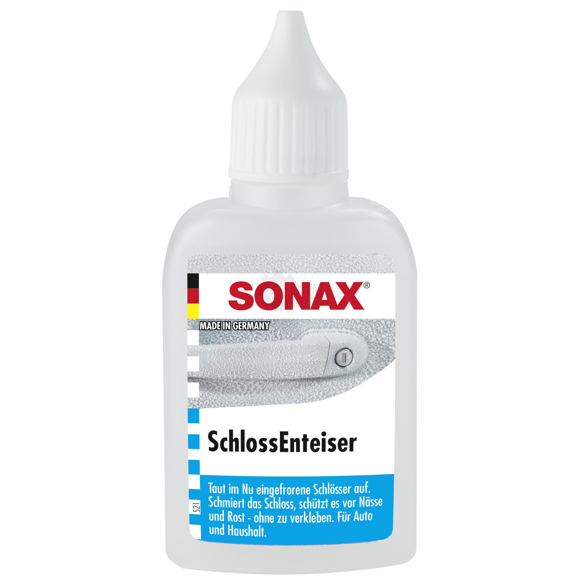 SONAX 03315410 SchlossEnteiser Rostschutz Pflege Schmierung 50 ml