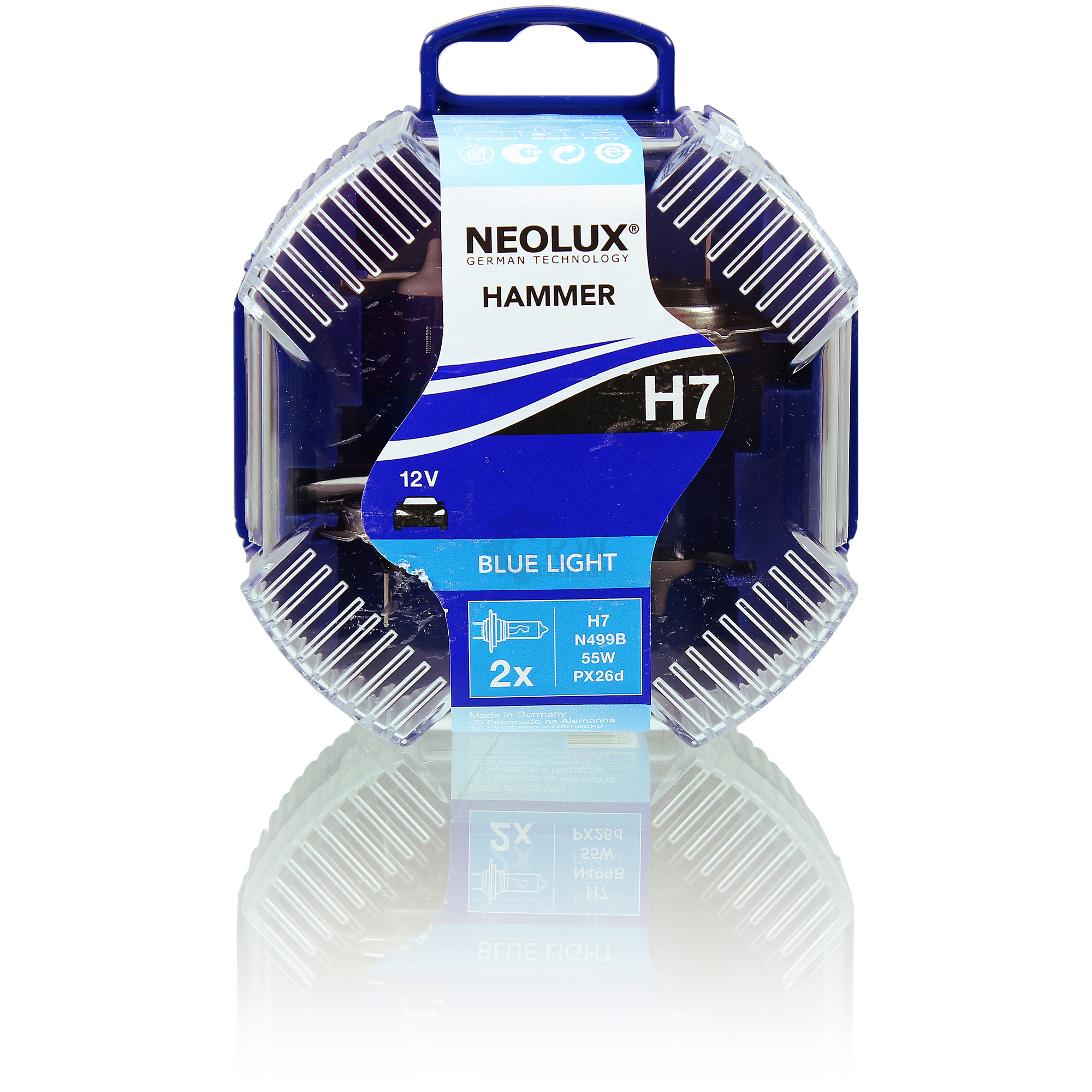 NEOLUX H7 Blue Light 55W PX26d 12V DUO-Box Lampe Birne