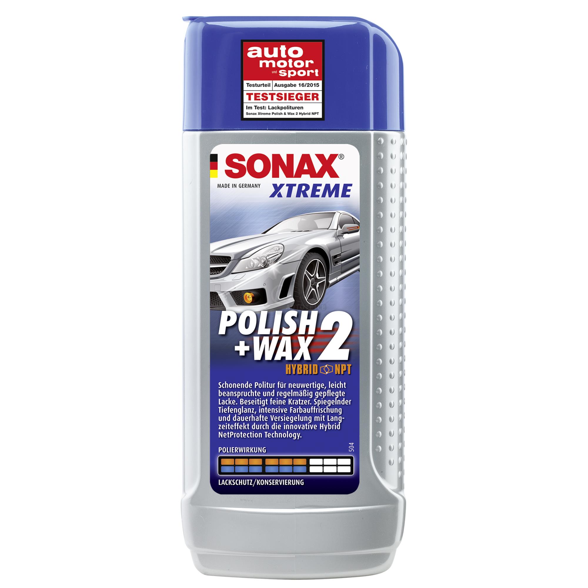 SONAX 02071000 XTREME Polish+Wax 2 Hybrid NPT Politur Wachs 250 ml