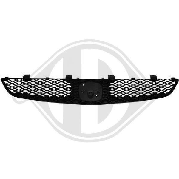 Kühlergrill Frontgrill Grill für Honda Civic schwarz 01-03