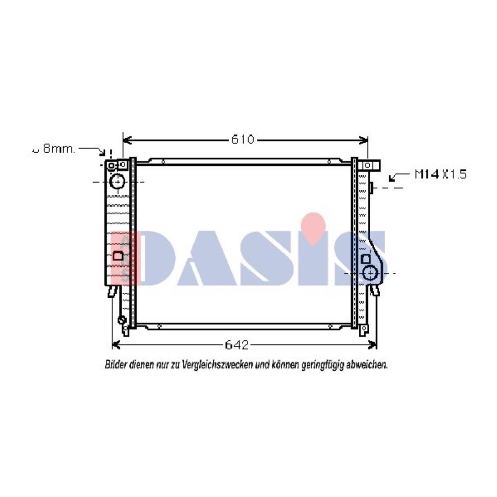 Wasserkühler Motorkühler gelötet für BMW 3er Cabriolet E30 320i