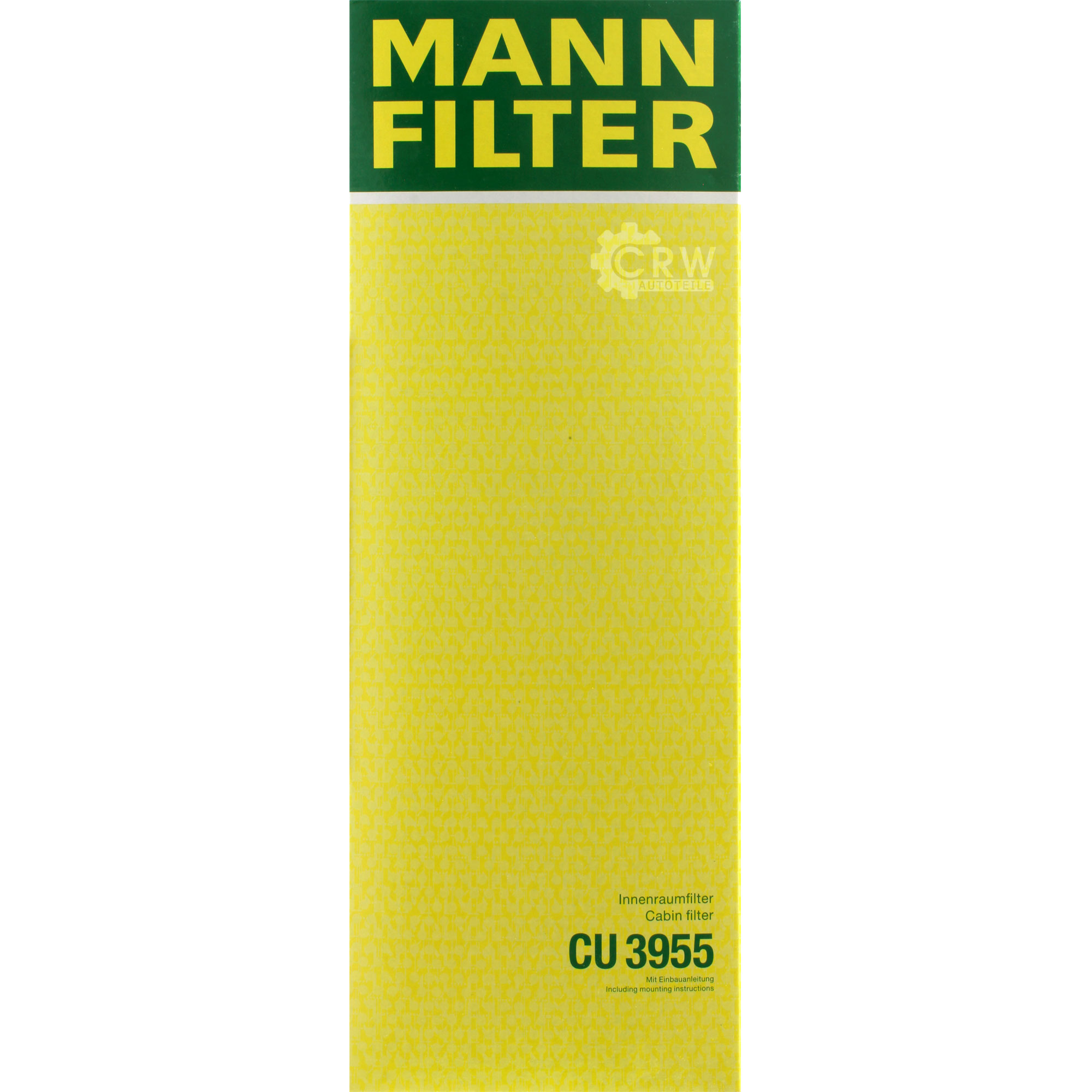 MANN-FILTER Innenraumfilter Pollenfilter CU 3955