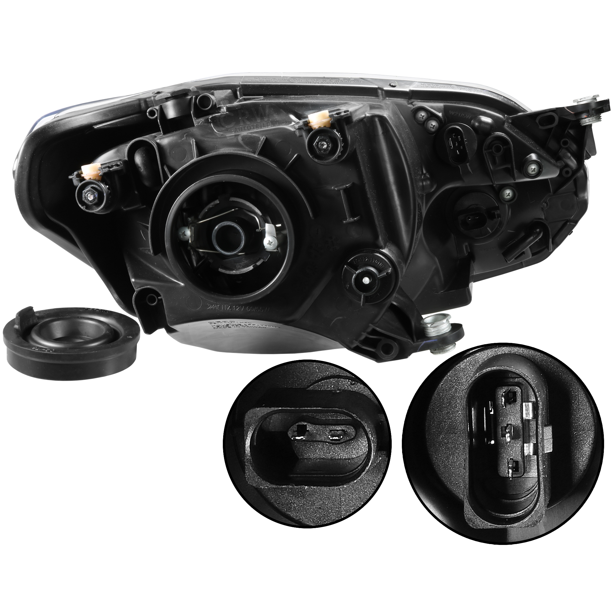 Scheinwerfer links für VW UP! Bj. 11->> schwarz  Tagfahrlicht