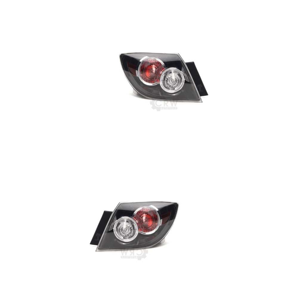Rückleuchten Heckleuchten Set links & rechts schwarz für Mazda 3 BK