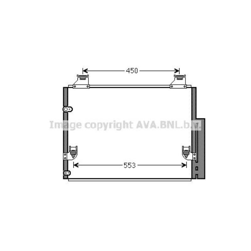 Kondensator Klimaanlage für Toyota Hilux VII Pick-up _N1_ _N2_ _N3_