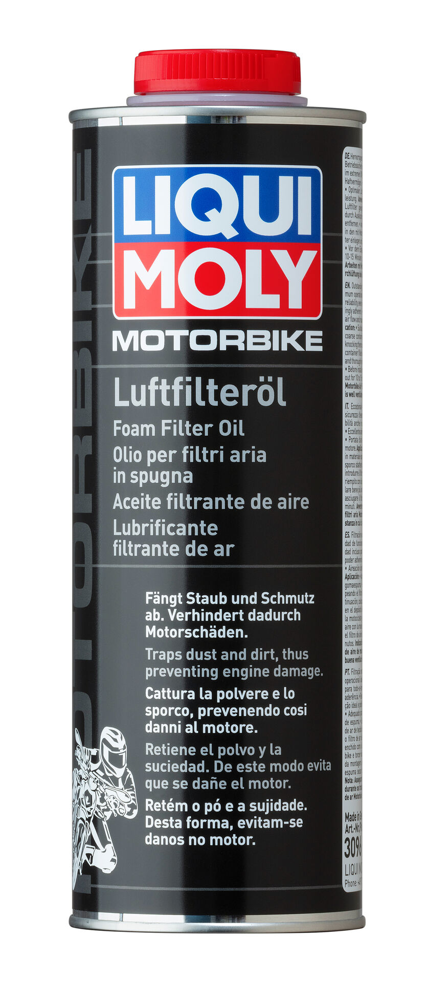 Liqui Moly Motorbike Luft Filter Öl 2/4 Takt Motor Luftfilter 1L