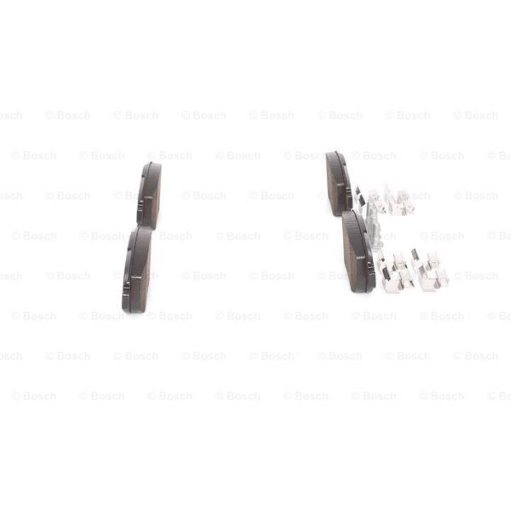 BOSCH Satz Bremsbeläge + Bremsscheiben belüftet vorne für Peugeot 207 WA WC 