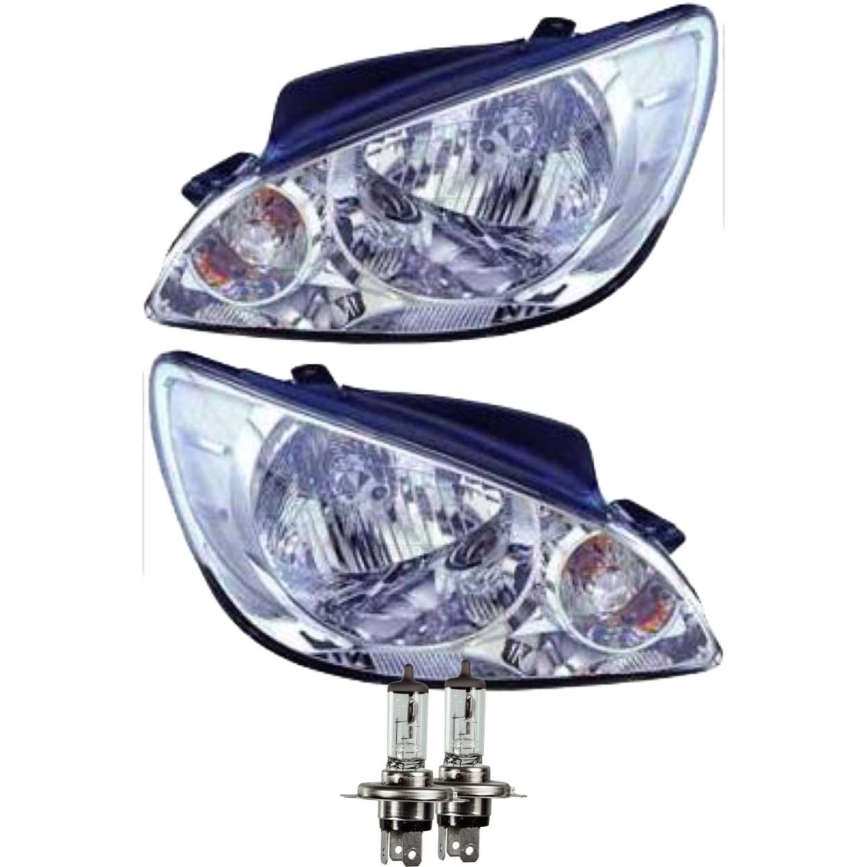 Scheinwerfer Set für Hyundai Getz Bj. 05-09 H4 inkl. OSRAM Lampen