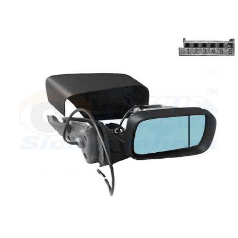 Außenspiegel rechts für BMW E46 elektrisch beheizbar asphärisch Komplettspiegel