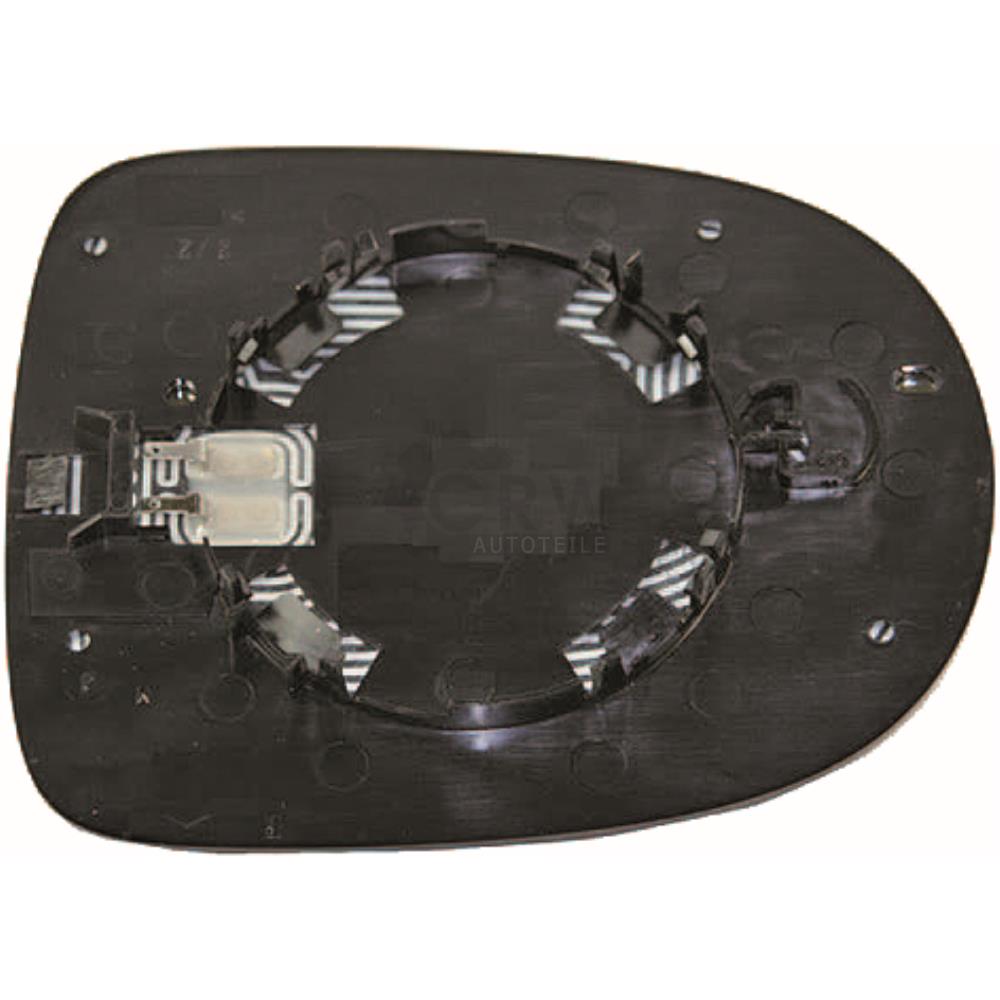 Außenspiegelglas rechts für Renault Clio Bj. 09-12 Spiegelglas RJ9