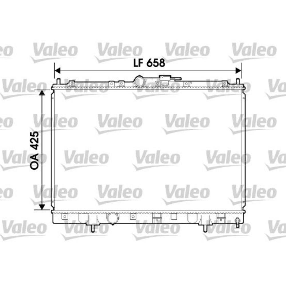 VALEO Wasserkühler Motorkühler Alu für Mitsubishi Pajero Pinin H6_W H7_W 2.0 GDI