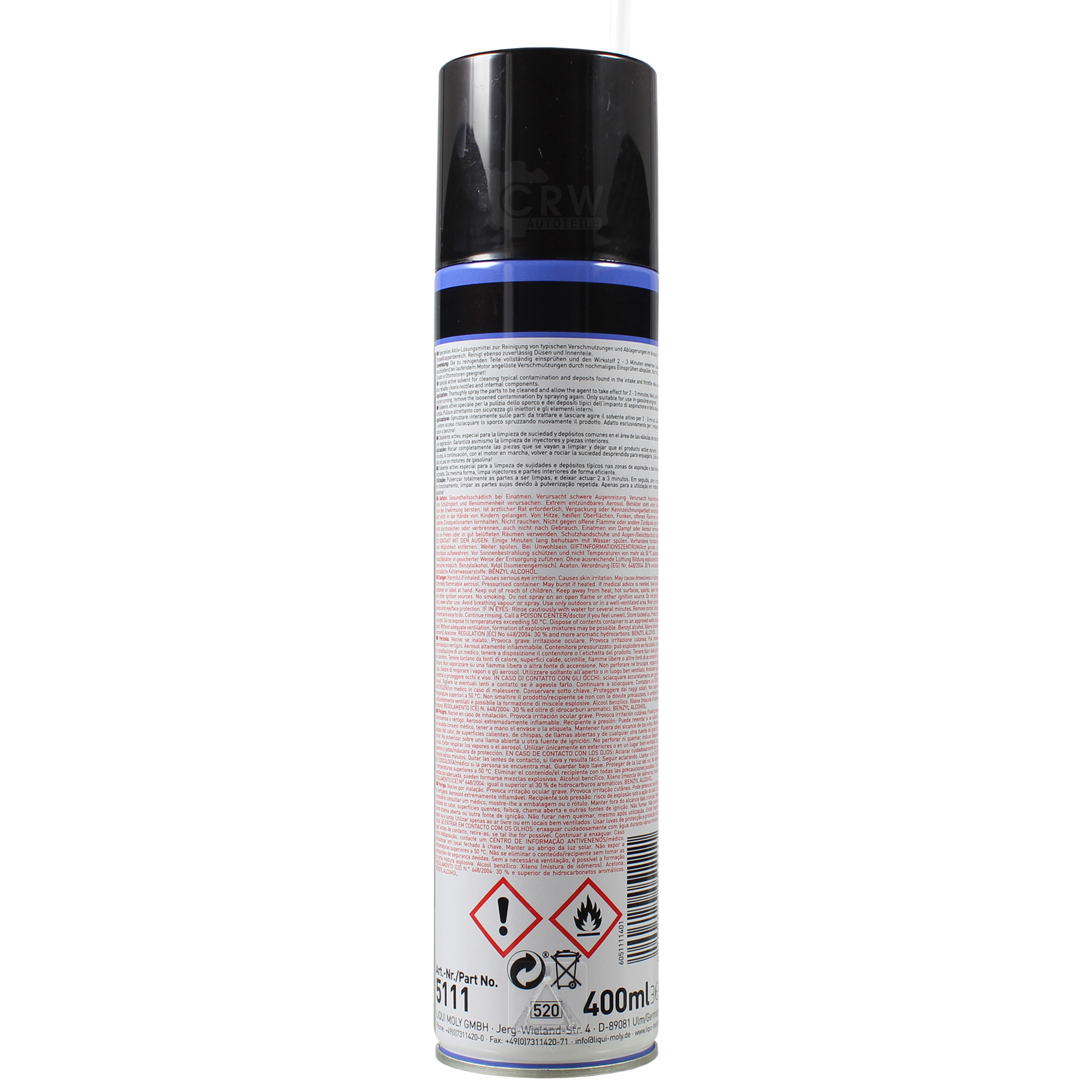 LIQUI MOLY Pro-Line DrosselklappenReiniger MotorClean Benzin-System-Pflege