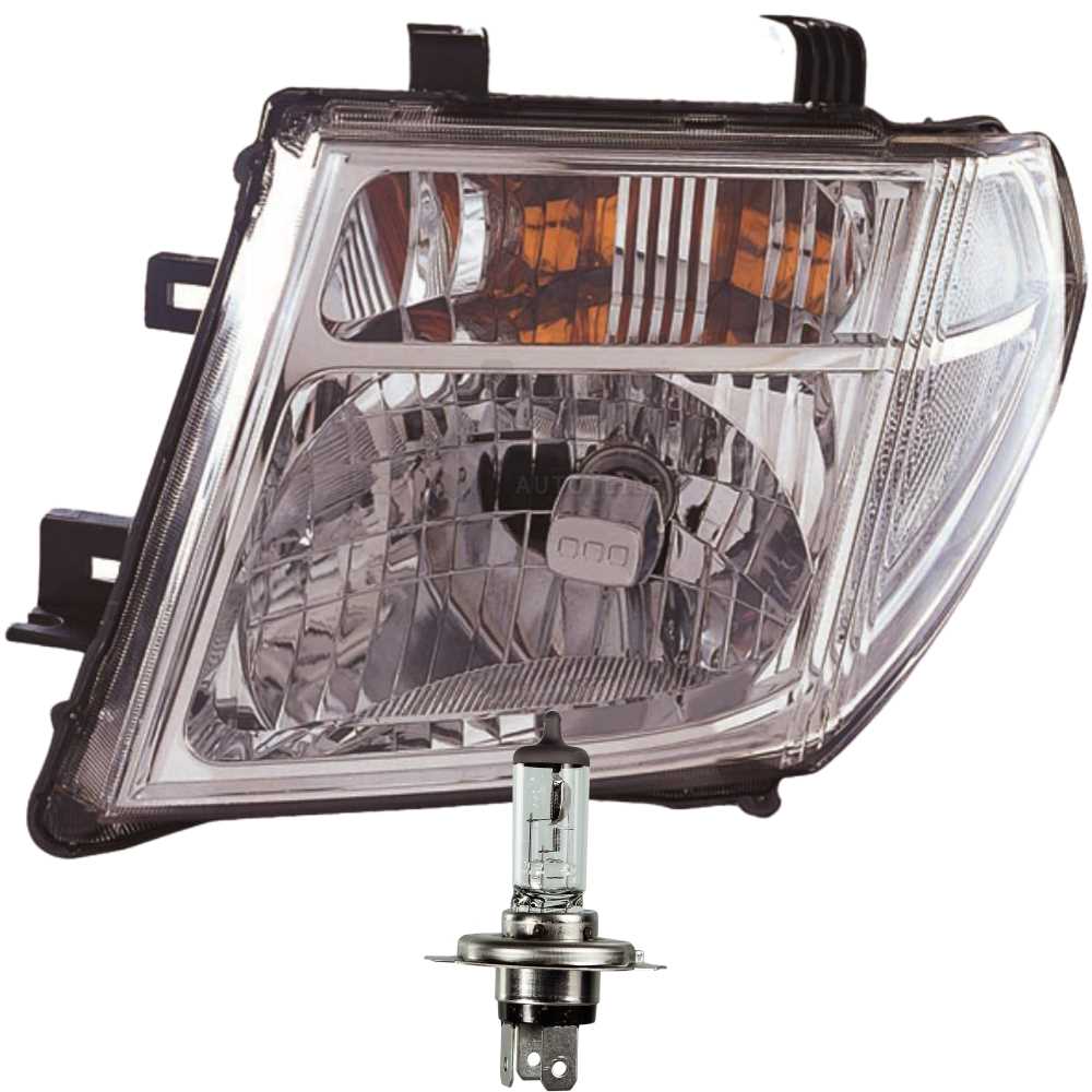 Scheinwerfer rechts für Nissan Navara Pathfinder D40 R51 05-10 inkl. Osram H4 