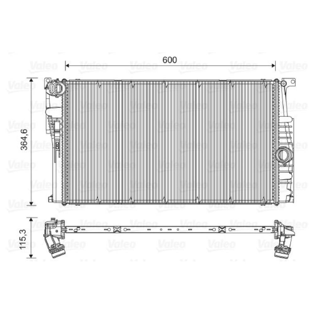 VALEO Kühler Wasserkühler Motorkühler für BMW 1er F20 116i 116d 114i F21