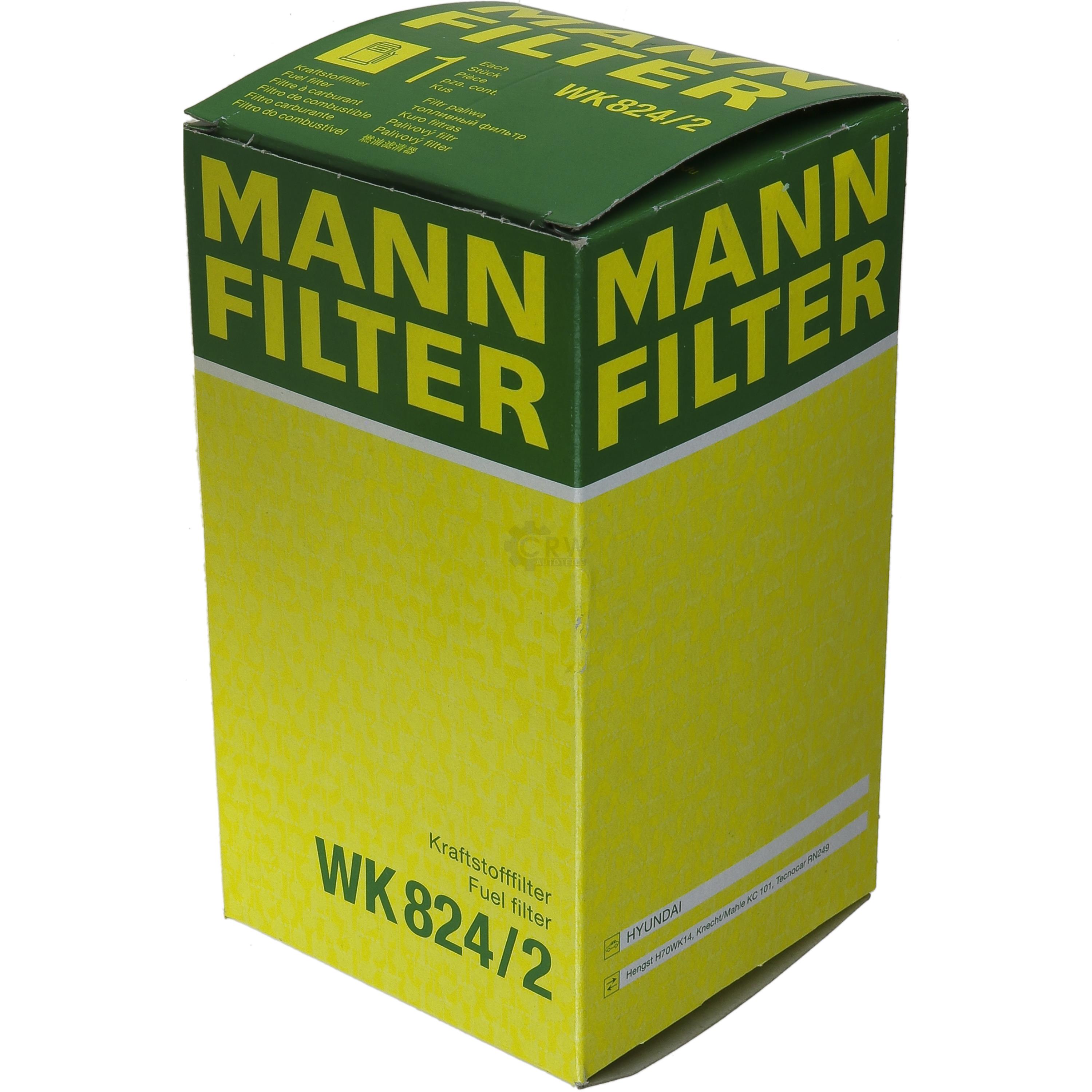 MANN-FILTER Kraftstofffilter WK 824/2 Fuel Filter