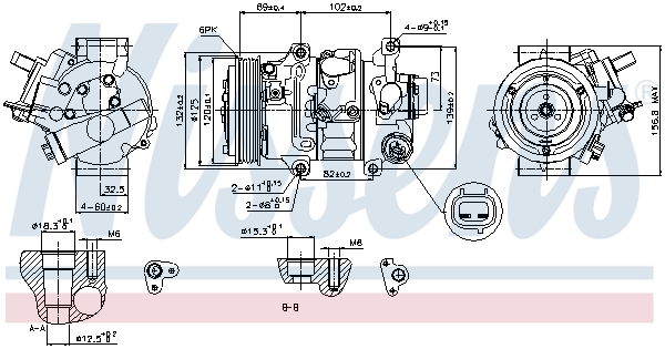Kompressor Klimaanlage für Toyota Auris _E15_ NRE15_ ZZE15_ ADE15_ ZRE15_
