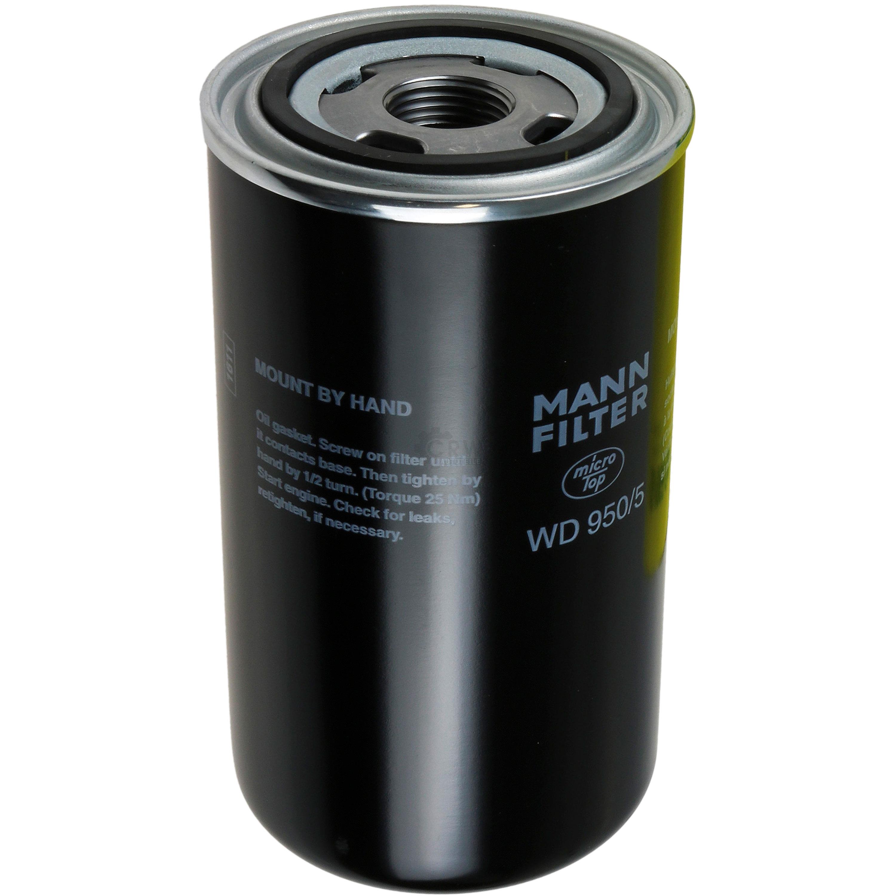 MANN-FILTER für Arbeitshydraulik WD 950/5