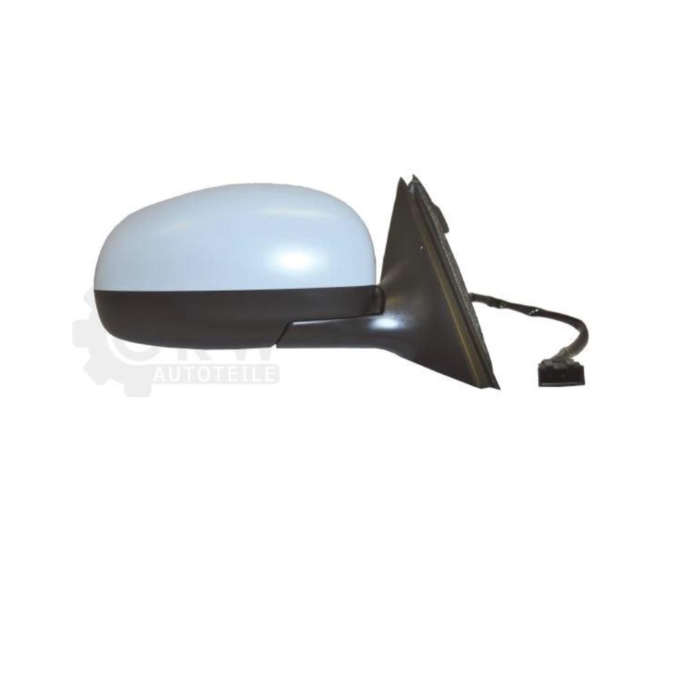 Außenspiegel rechts für Skoda Fabia 12.06-03.10 elektrisch beheizbar grundiert