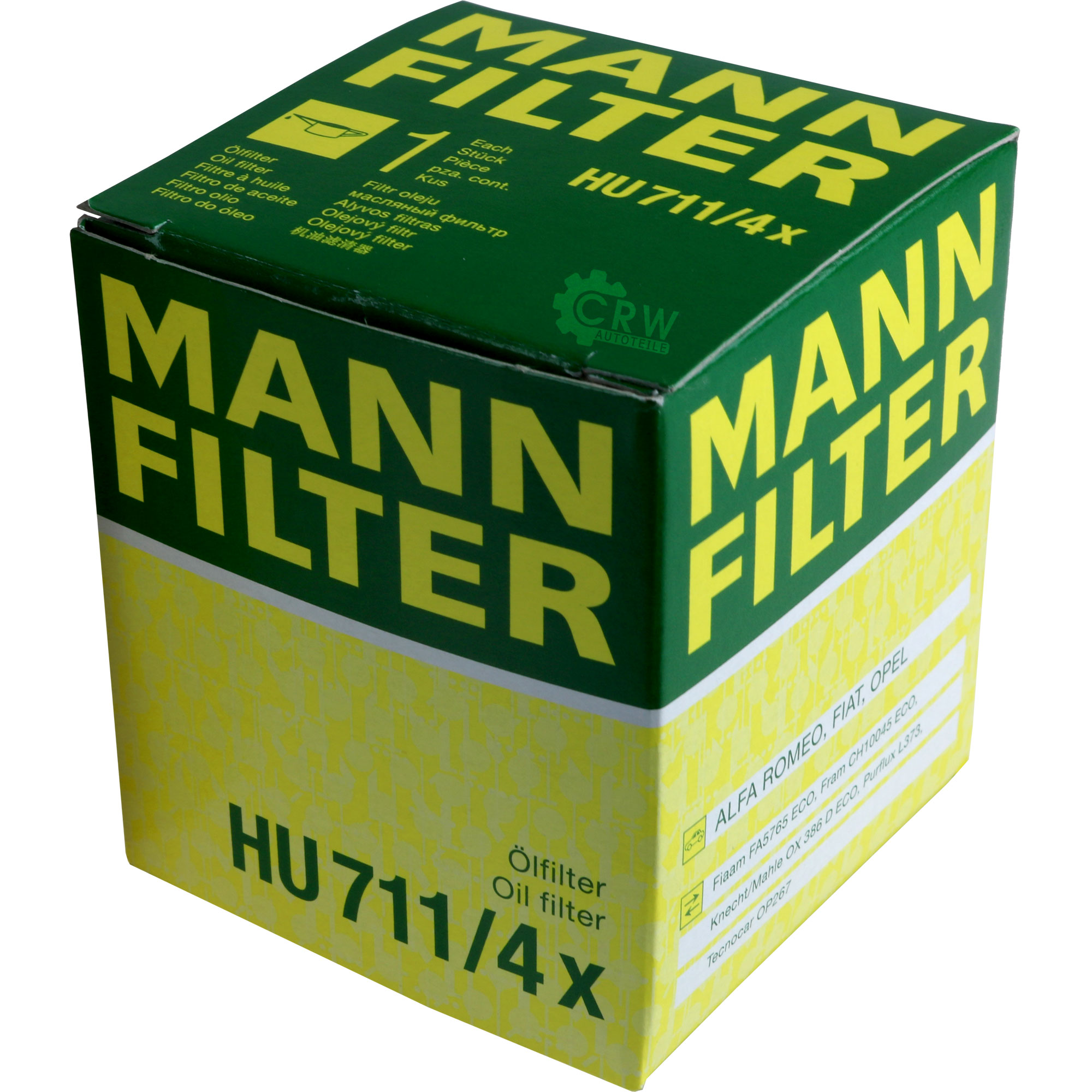 MANN-FILTER Ölfilter HU 711/4 x Oil Filter