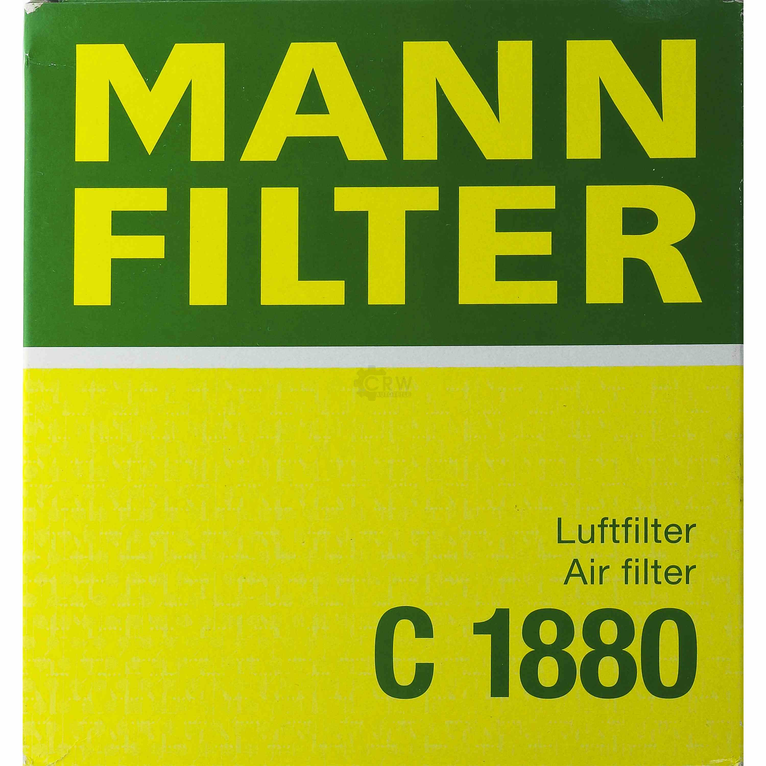 MANN-FILTER Luftfilter für Suzuki SX4 GY 1.9 DDiS 4x4 Fiat Sedici FY_