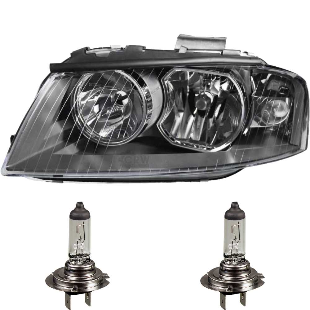 Scheinwerfer links für Audi A3 8P Bj. 03-08 H7+H7 inkl. PHILIPS Lampen