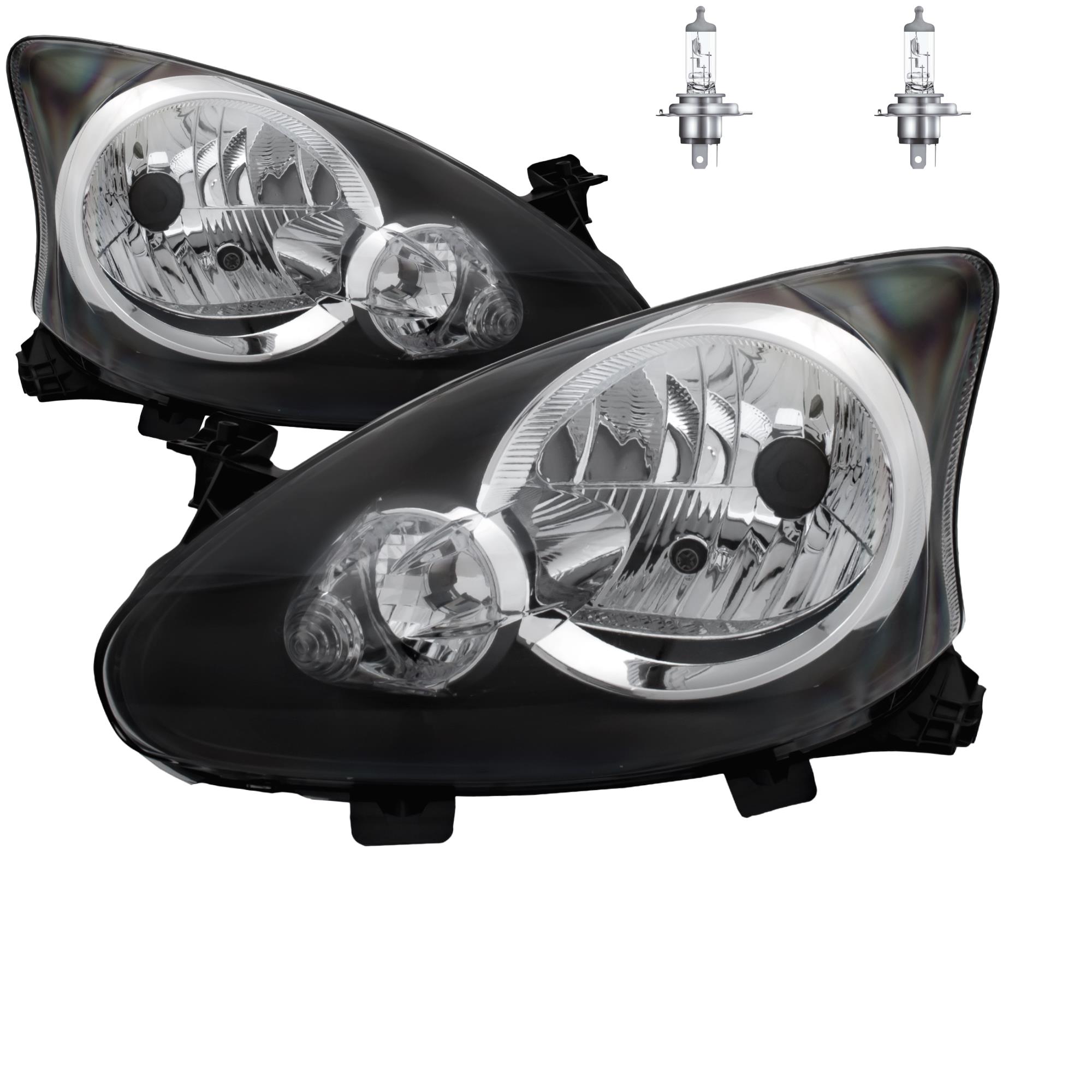 Scheinwerfer Set für Toyota Aygo Bj. 07/05-01/09 H4 Frontscheinwerfer