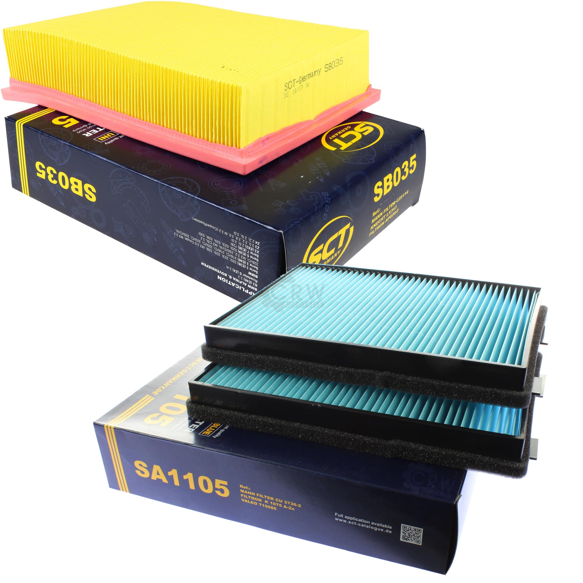 SCT-Filter Paket für BMW 5er Touring E39 520i 530i 525i