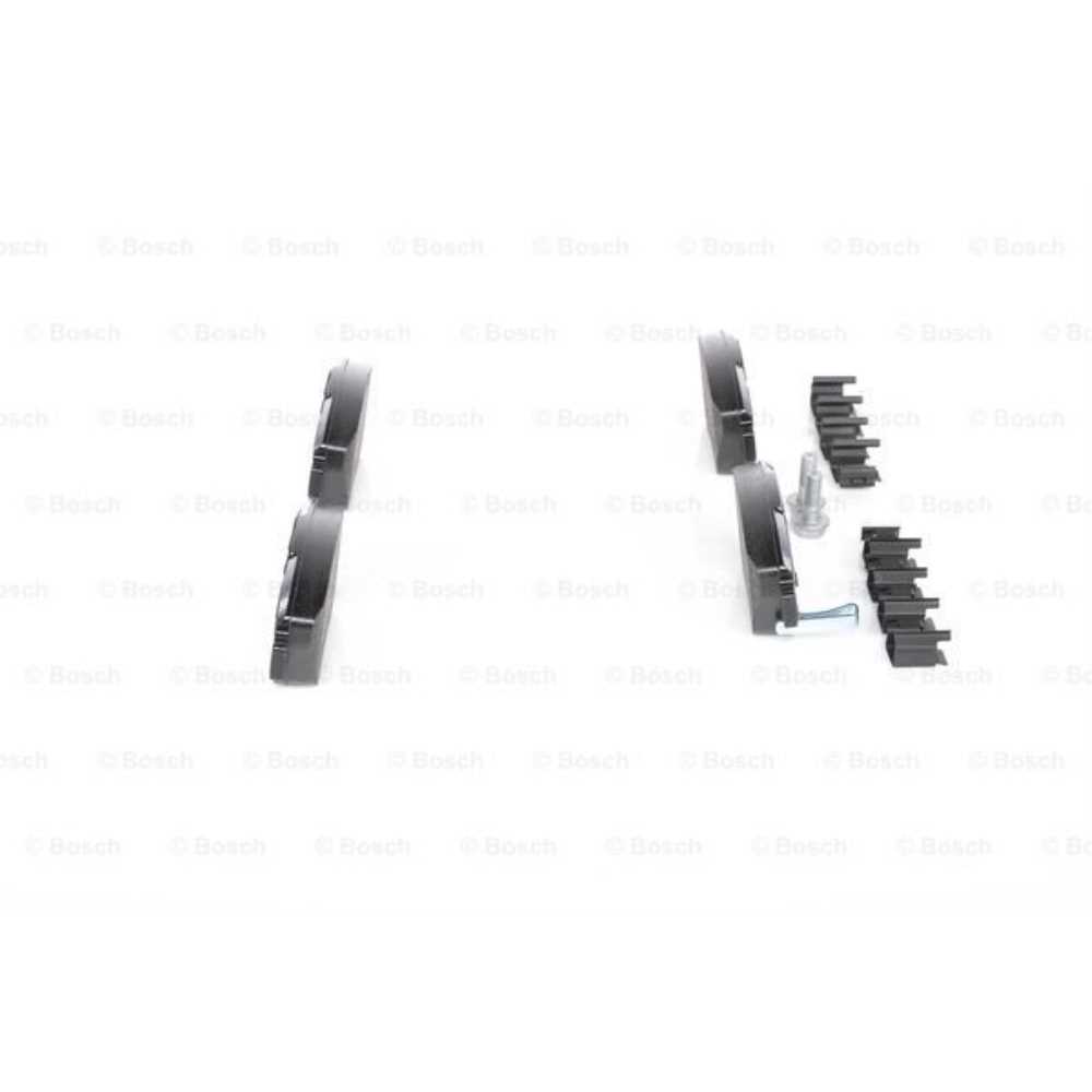 BOSCH Satz Bremsbeläge + Bremsscheiben belüftet vorne für Opel Corsa D S07 Adam