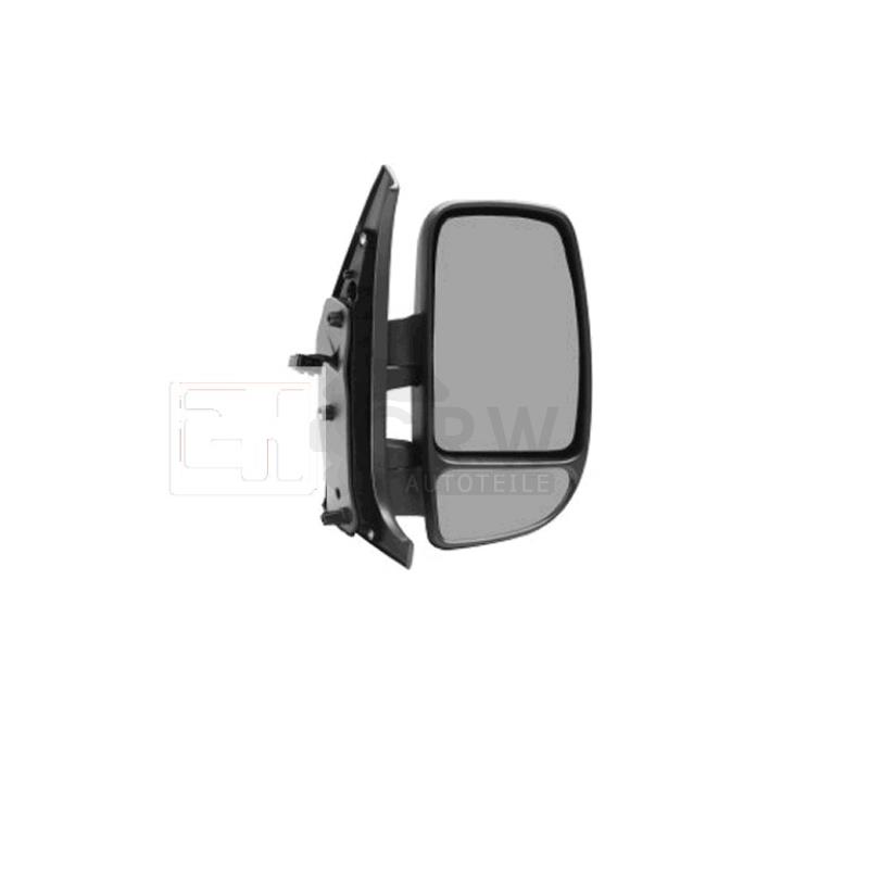 Außenspiegel rechts für Renault Master manuell schwarz konvex Komplettspiegel