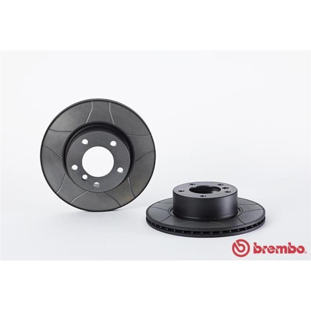 BREMBO Satz Bremsen Bremsscheiben belüftet vorne + Bremsbeläge für BMW 5er E39