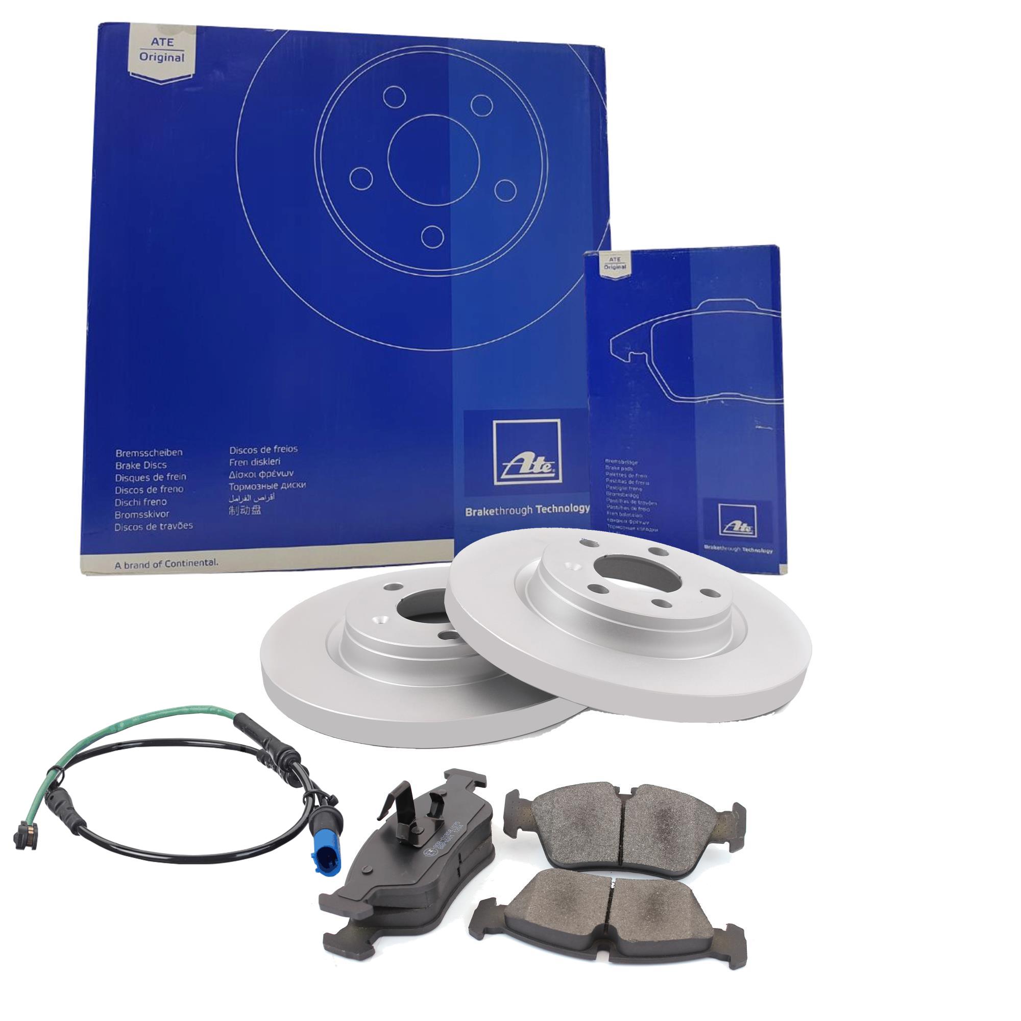 ATE Satz Bremsen Bremsscheiben Ø264 + Bremsbeläge hinten für Opel Astra H L48