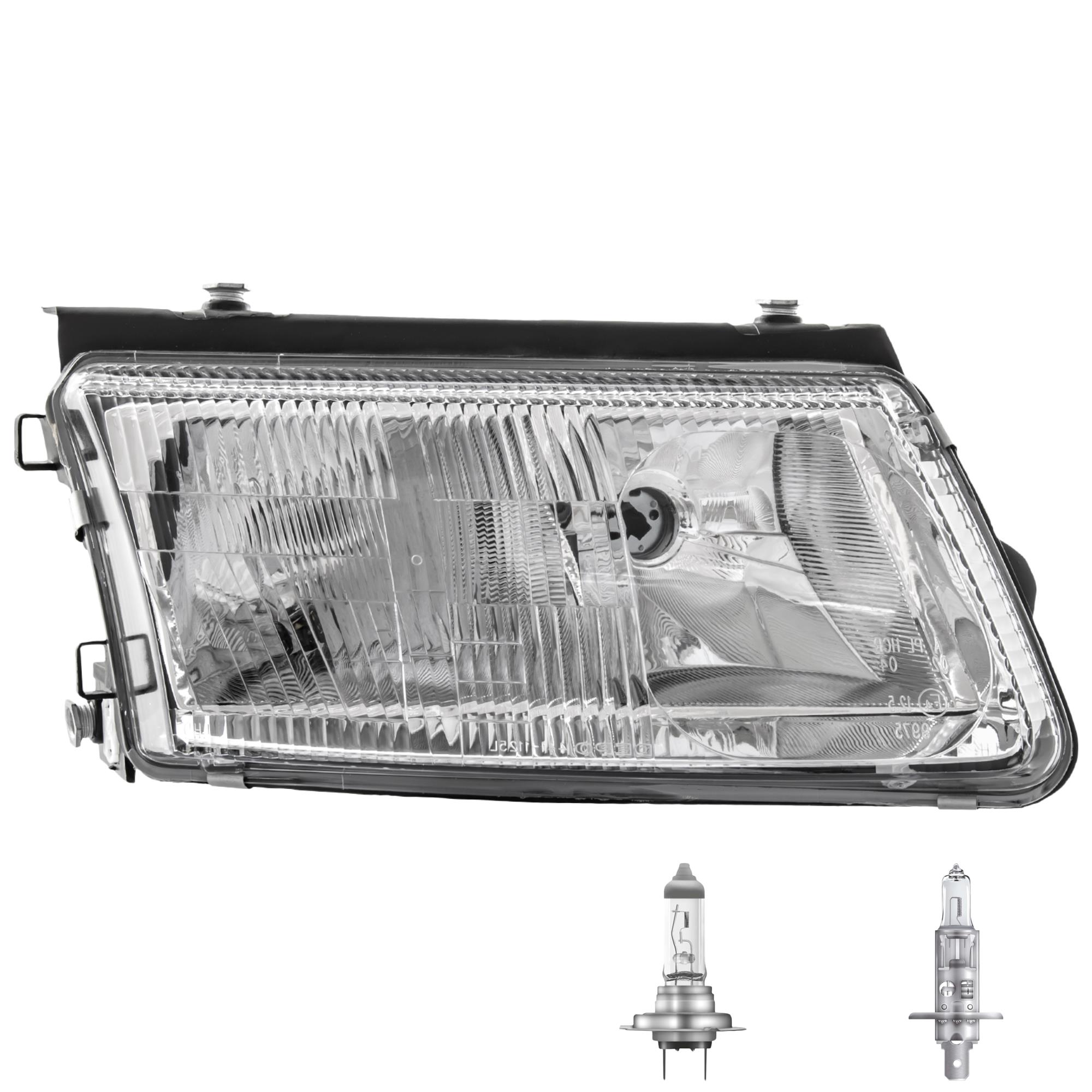 Scheinwerfer rechts für VW Passat B5 Typ 3B Bj. 96-00 H7+H1 inkl. OSRAM Lampen
