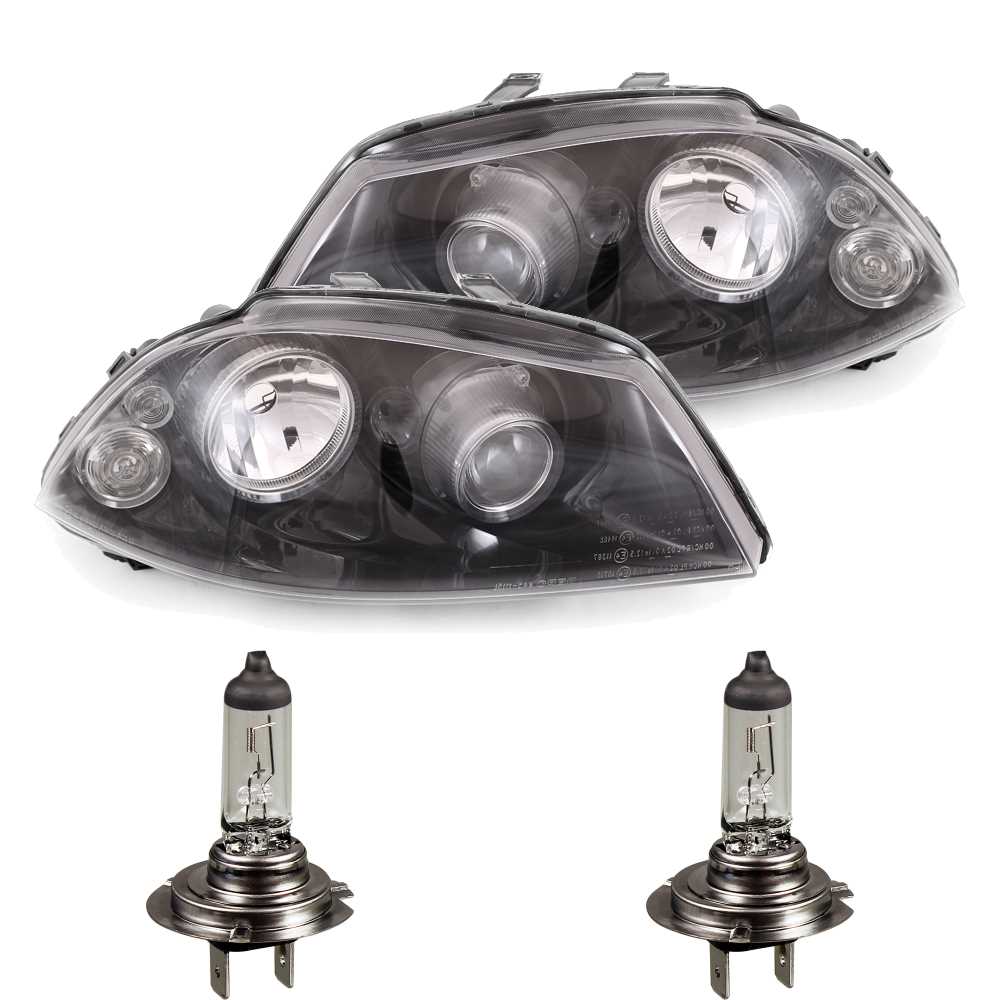 Xenon Scheinwerfer Set für Seat Ibiza III 3 Typ 6L Bj 02-05 D1S+H7 inkl. Philips