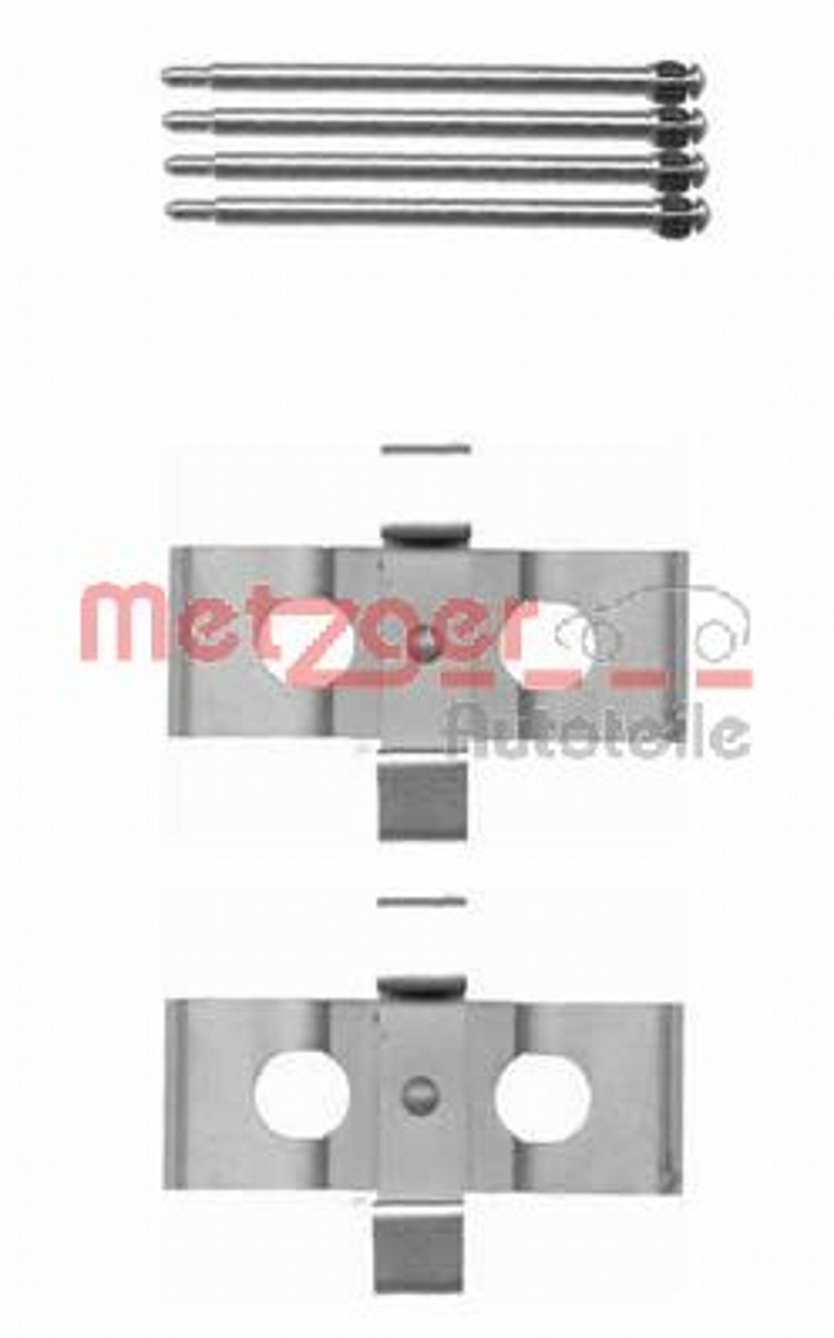 METZGER Zubehörsatz Scheibenbremsbelag für Mercedes-Benz SL R129 320 300