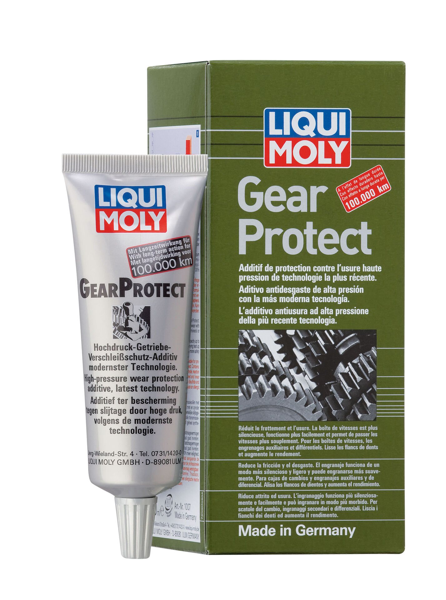80ml LIQUI MOLY 1007 Gear Protect Additiv Getriebeöl Verschleißschutz