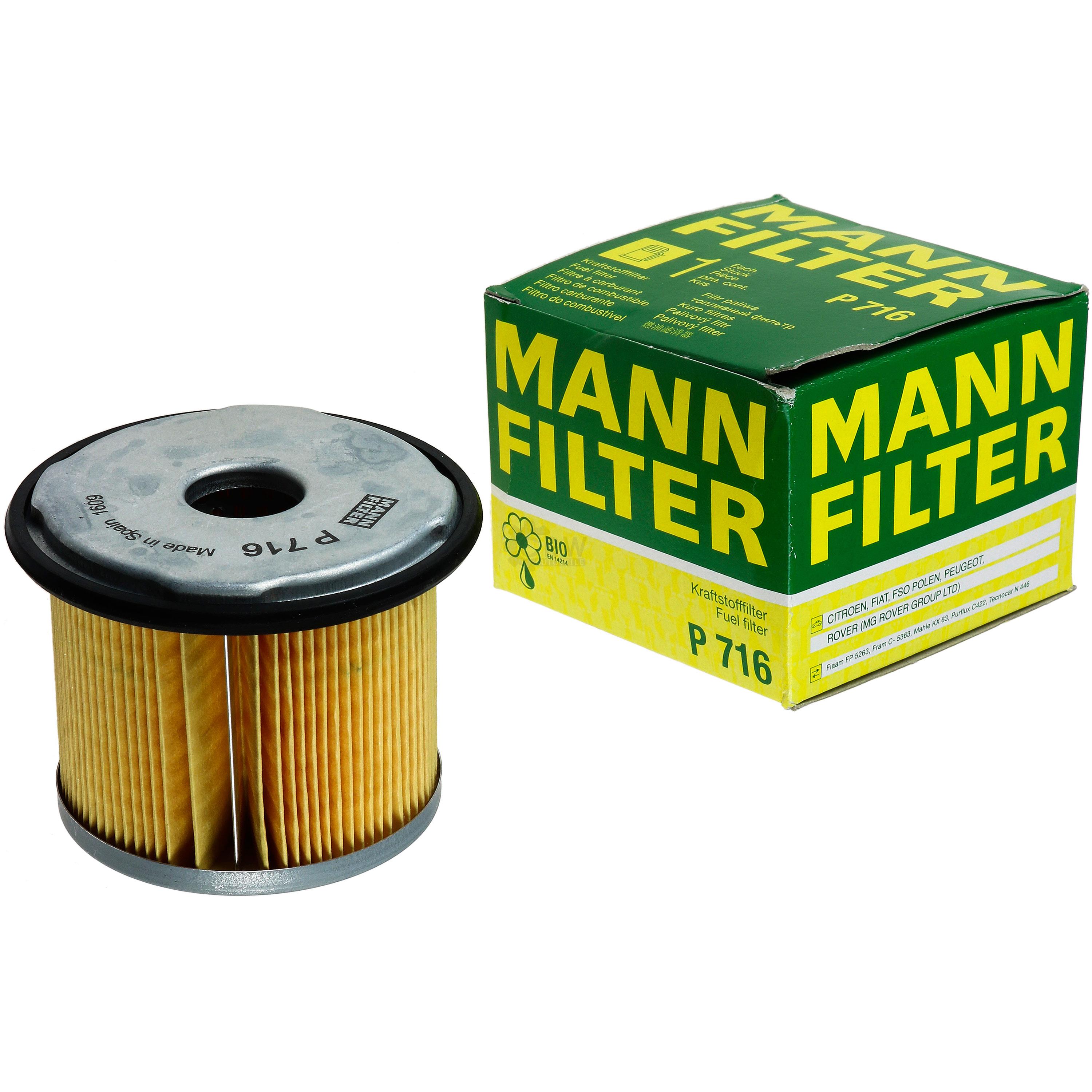 MANN-FILTER Kraftstofffilter P 716 Fuel Filter