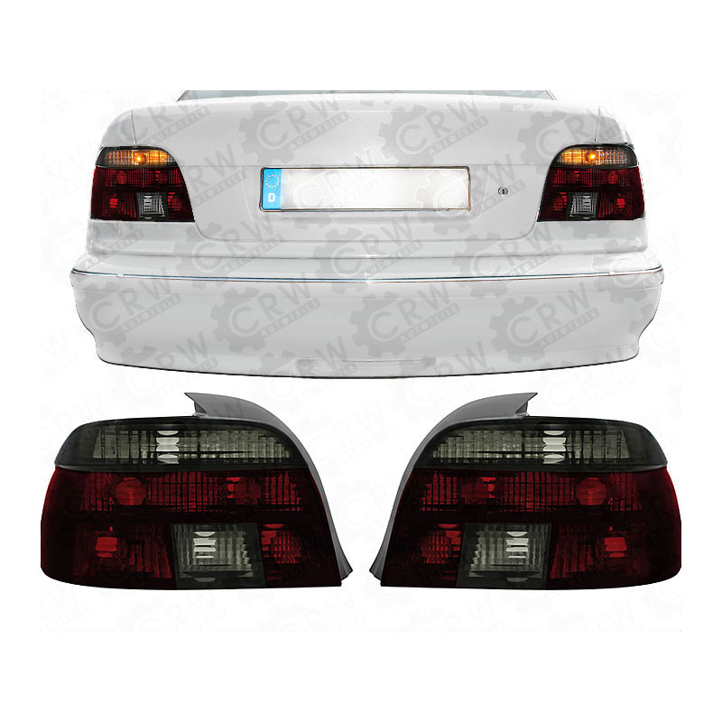 2 x Rückleuchten Heckleuchte für BMW E39 95-00 red/smoke LXO
