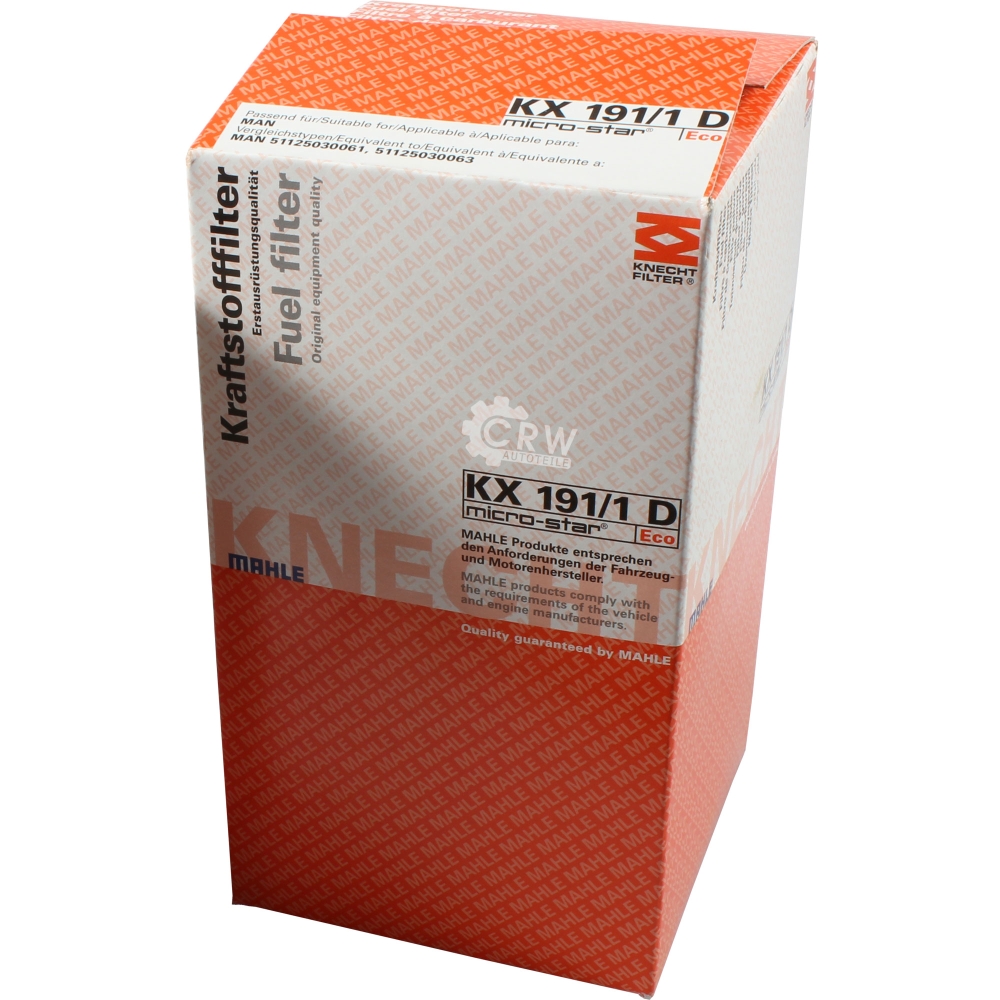 KNECHT Kraftstofffilter KX 191/1D