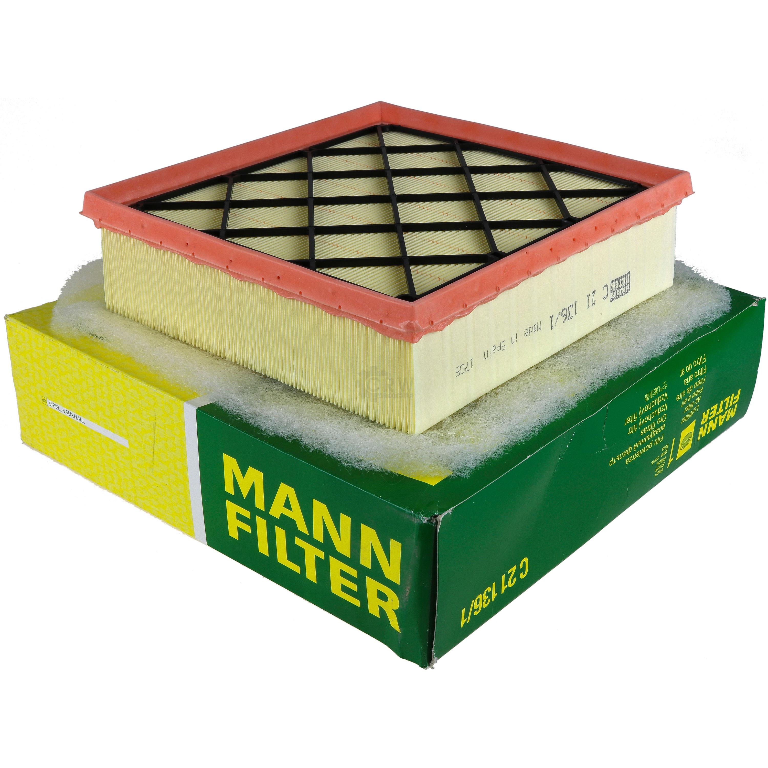 MANN-FILTER Luftfilter für Opel Meriva B Großraumlimousine S10 1.4 1.7 CDTi 1.3