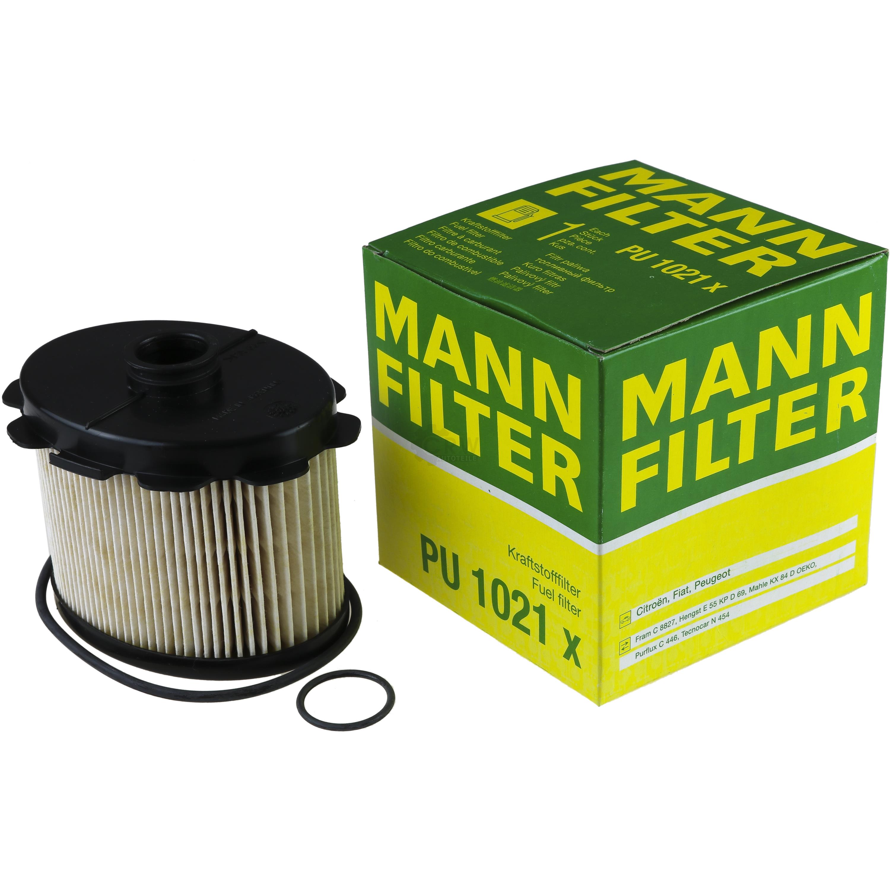 MANN-FILTER Kraftstofffilter PU 1021 x Fuel Filter