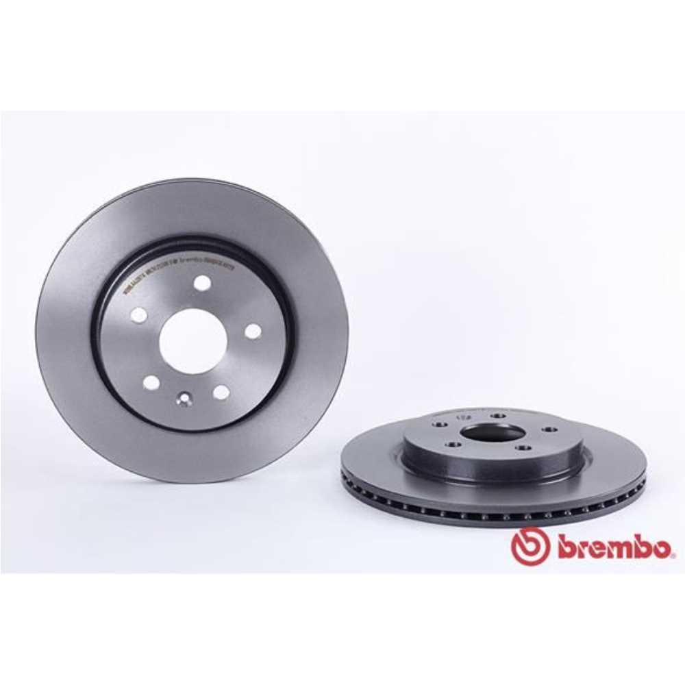 BREMBO Satz Bremsscheiben belüftet hinten + Bremsbeläge für Opel Insignia A