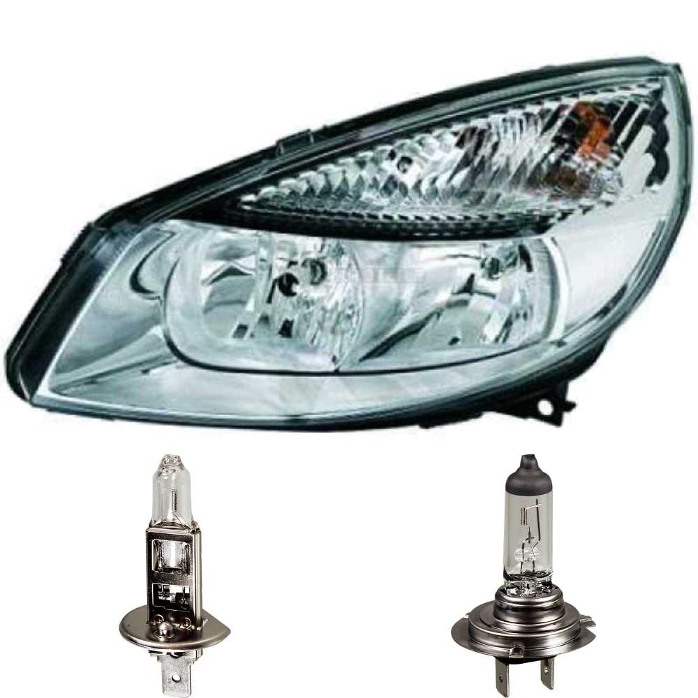 Scheinwerfer links für Renault Scenic II Typ JM Phase I Bj. 03-06 H7+H1 NJR